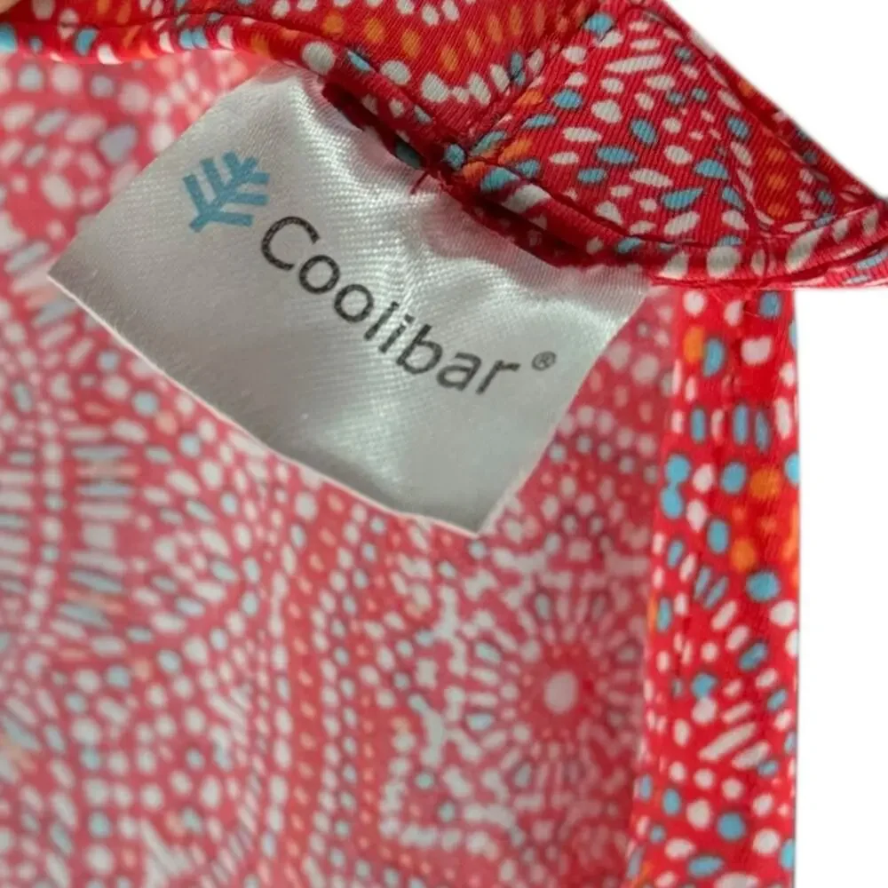 COOLIBAR Seacoast Swim Coverup Dress Sabrina Swim Scarf‎ Hat Women's Size XL UPF - Picture 7 of 9